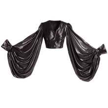  SERENA SILK WINGED SLEEVE BLOUSE