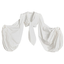 SERENA COTTON POPLIN WINGED SLEEVE BLOUSE